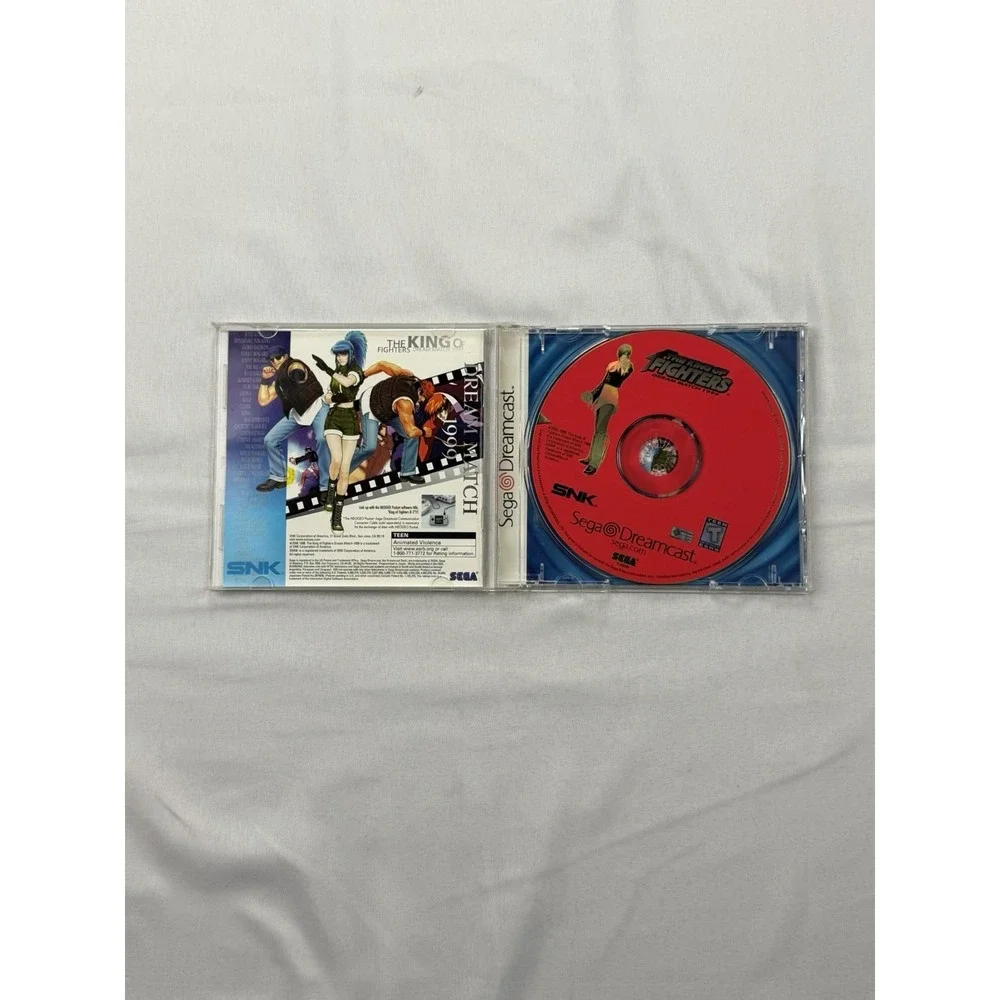THE KING OF FIGHTERS DREAM MATCH 1999 SNK SEGA DREAMCAST KYO KUSANAGI CIB VF+